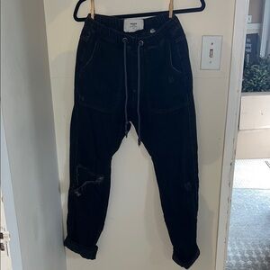 One Teaspoon Black Boyfriend Jeans
